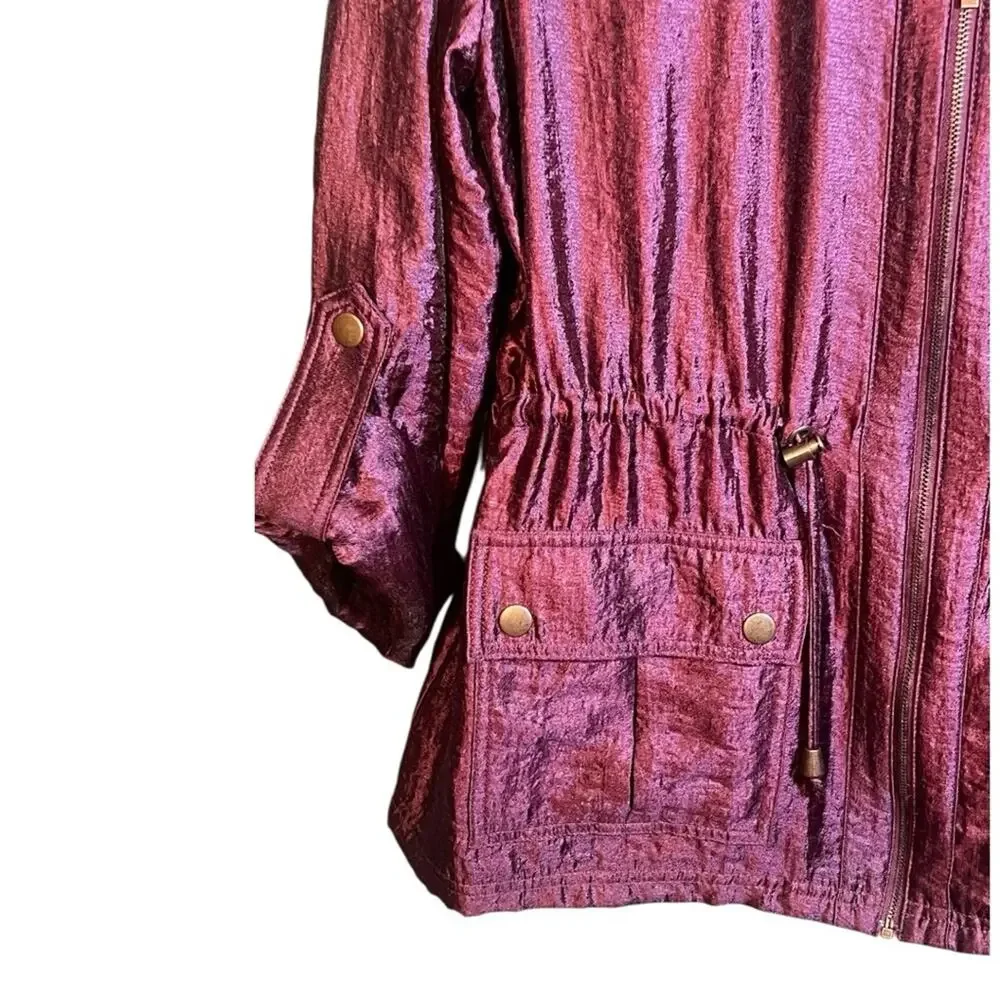 RUBY ROAD Berry silky Jogging or sports jacket 14 Petite